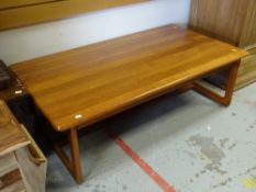 A large G-Plan style teak coffee table