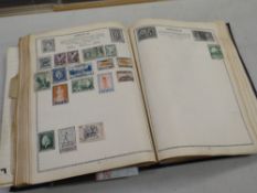 A vintage stamp album