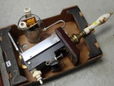 Bar pump with ceramic handled bar pull, bar pump badges etc