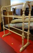 A modern pine clothes airer