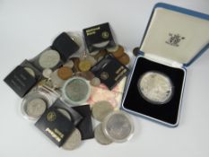 Royal Mint commemorative silver medallion for the Battle of Britain, sundry coinage, ten shilling