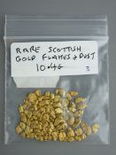 SCOTTISH GOLD FLAKES & DUST, 10.4 grms