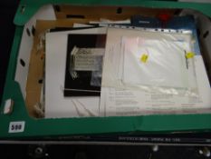 A quantity of maritime menus, menu covers & headed paper for Cunard RMS Queen Mary, RMS Queen