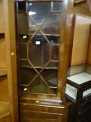 Reproduction standing corner cabinet