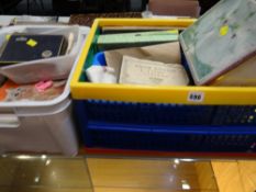 Large quantity of loose stamps in various boxes & containers