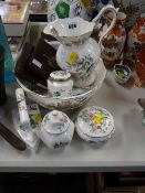 A parcel of Aynsley Pembroke tableware etc