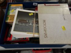 A quantity of railway ephemera, an album of black & white locomotive photographs etc