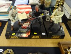 Three Star Wars Episode One interactive talking banks