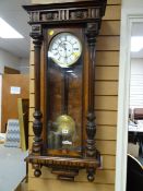 An antique Vienna wall clock