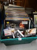 A quantity of rock & pop vinyl etc