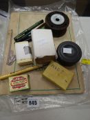 An interesting lot of collectables including an advertising pen for Ellaways' Bread of Bridgend,
