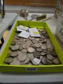 A large quantity of shillings, six pences etc