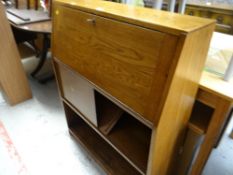 A mid-century lightwood bureau