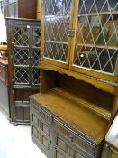 A Priory or similar standing corner cupboard & dresser