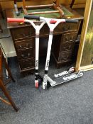 Two Fresh Scoot child's scooters