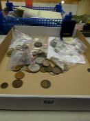 A quantity of mixed coinage as listed