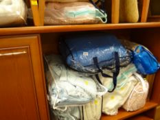 A parcel of bedding, blankets etc