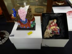 Two boxed Royal Doulton figurines - 'Princess Badoura - HN5651' & 'Flower Sellers Children', dated