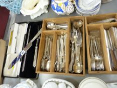 Quantity of vintage EP cutlery