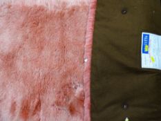 Sykes & Tunnicliffe pure mohair rug, 137 x 69 cms approx