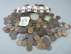 Small box of British bronze coinage