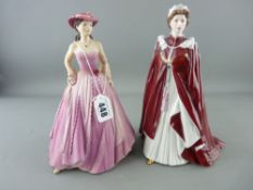 Royal Worcester china figurine 'Celebration of the Queen's 80th Birthday, 2006' (please note this