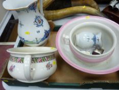 Parcel of mixed pottery toilet ware