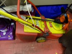 Wolf garden 2.36E electric lawnmower and a Precitarpen electric hedge trimmer E/T