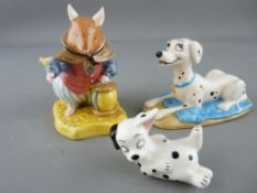 Royal Doulton Brambly Hedge figurine 'In the Woods' DBH64, a 101 Dalmatians figurine 'Perdita' DM7