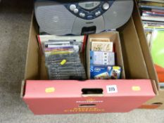 Parcel of CDs and a CD player