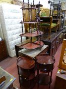 Parcel of four whatnots