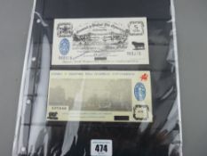 Black sheep Welsh five pound bank note no. 002986, signed by Richard Huw Williams and a ten pound