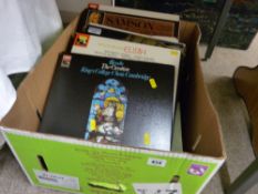 Quantity of classical LPs and music sheet books etc