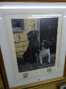 After NIGEL HEMMING coloured limited edition (117/850) 'Stable Mates' with guild stamp