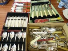 Parcel of boxed cutlery