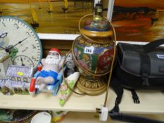 Modern Oriental pottery table lamp base