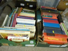 Two boxes of mixed books