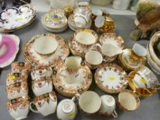 Parcel of Phoenix ware teaware, a gilt coffee set and a part set of Argyle teaware