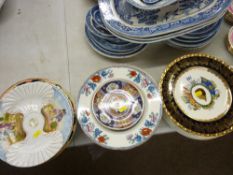 Parcel of commemorative and other circular plates including George Jones and other potteries