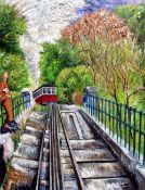 GLYN PRICE unframed oil on board - 'Tren Bach yr Wyddfa', 31 x 24 inches www.glynprice.com