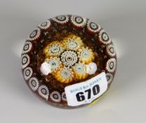 A good French mille fiore paperweight