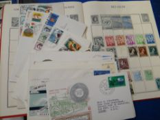 Small parcel of Australian first day covers together with a small stamp album