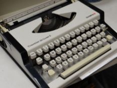 An Olympia portable typewriter