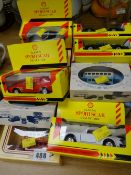A collection of modern boxed vehicles