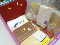 Collection of stamp albums & loose mainly British stamps together with a small parcel of first day