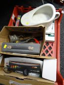Electric laminator, table mincer, slipper bed pan etc