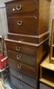 A G-Plan five-drawer chest & another