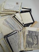 Box containing archive of early twentieth century letters relating to Russian aristocratic family,