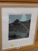 ANN LEWIS limited edition (5/15) print - 'Long Shadows, Little Tryfan'
