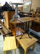 Parcel of five various coffee / side tables